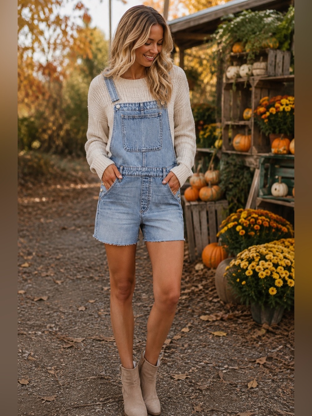 NWT Madewell Adirondack short overalls- light blue wash Size Small
